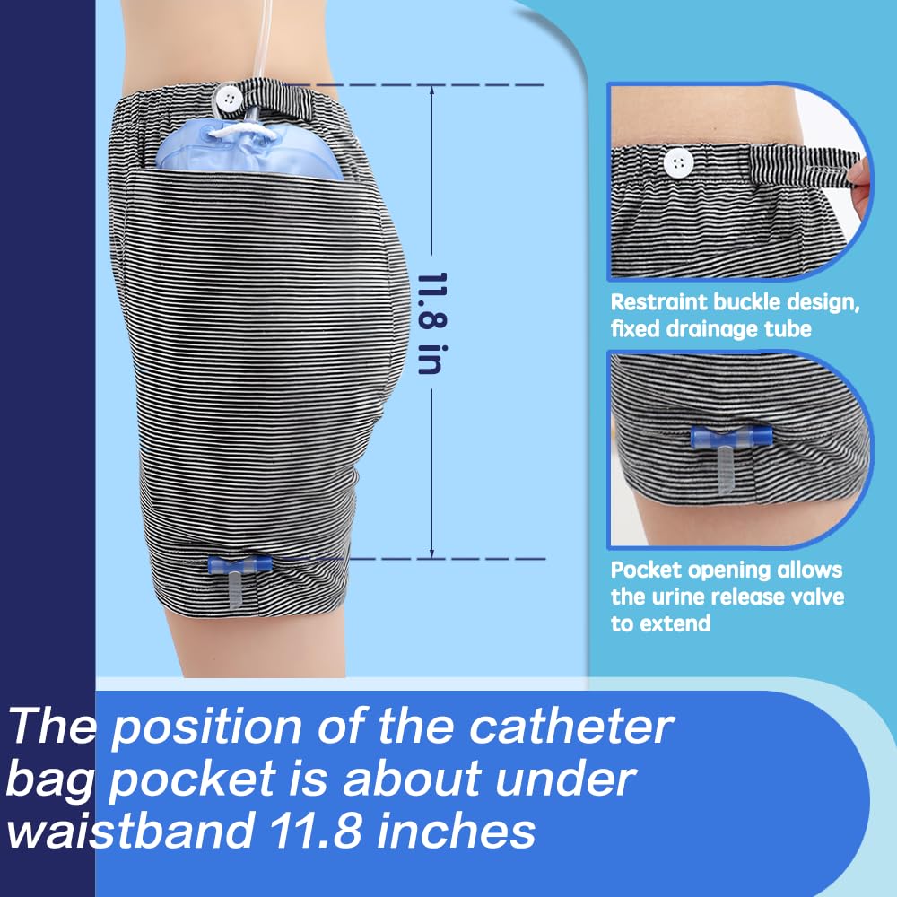 CEZATUVE underwear discreet fit shorts with adjustable waistband.