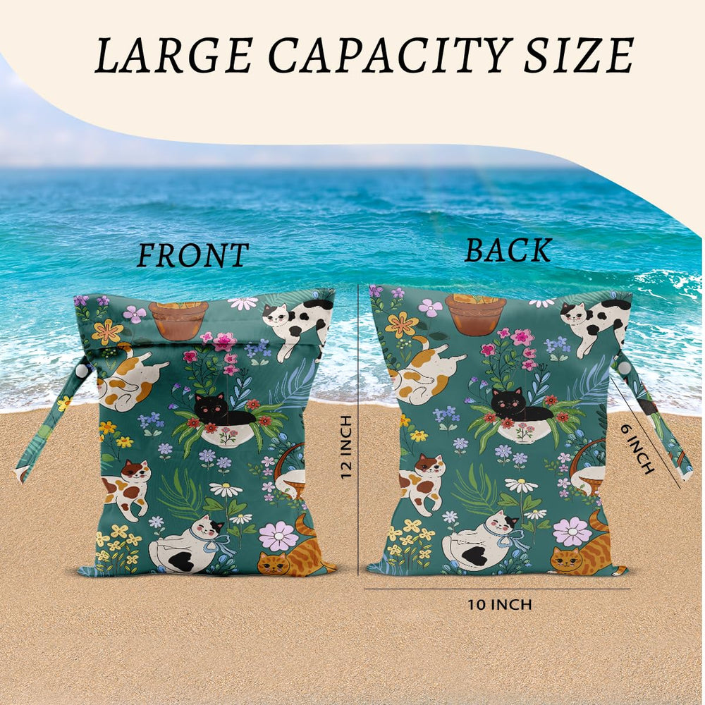 CFGBFDGH Waterproof Wet-Dry Bag seals damp clothes with a zipper