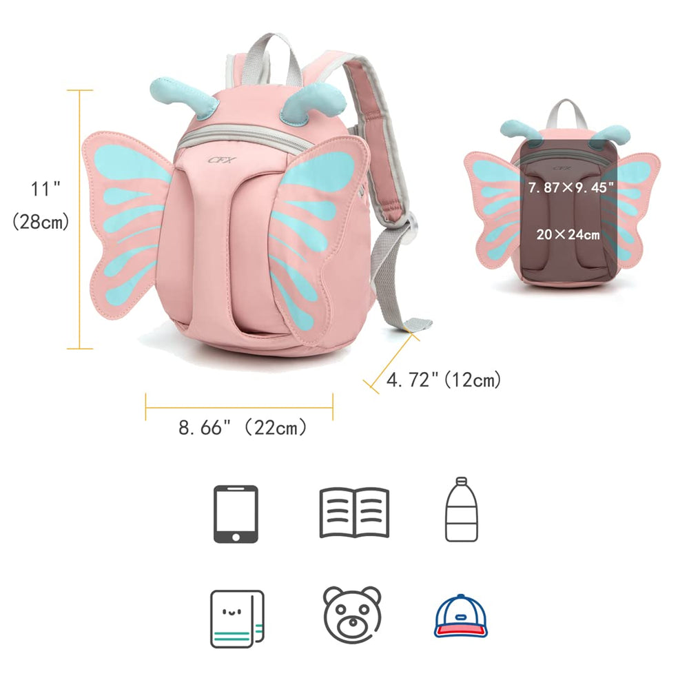 CFX butterfly design toddler backpack sparks imagination and play.