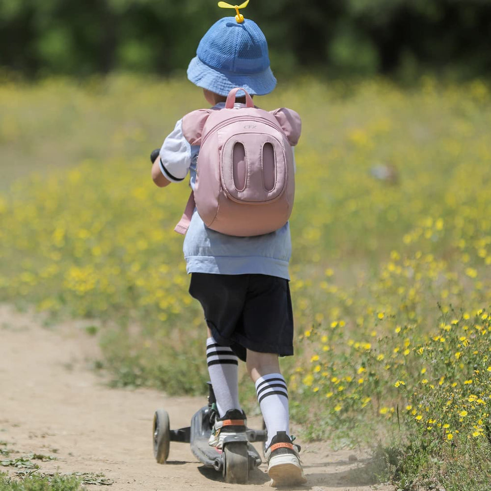 CFX travel-friendly toddler leash, washable and compact for preschool.