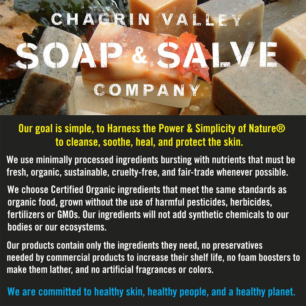 Chagrin Valley Baby routine shot shows unscented cleansing benefits