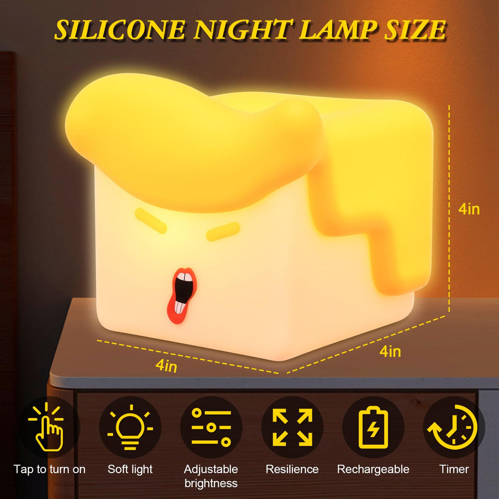 ChainnForces silicone squishy light emphasizes tactile fun and stress relief at night.