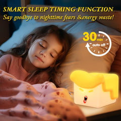 ChainnForces USB rechargeable lamp with built-in battery for cordless night lighting.