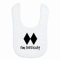 ChalkTalkSPORTS skiing baby bib front view shows soft microfiber comfort.