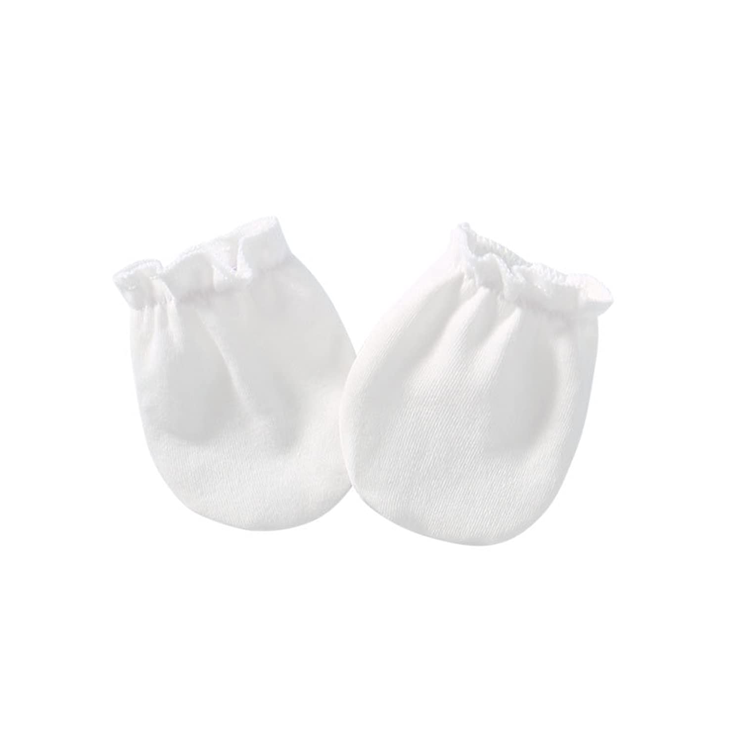 Chamie unisex newborn cap and mittens flatlay for versatile wear