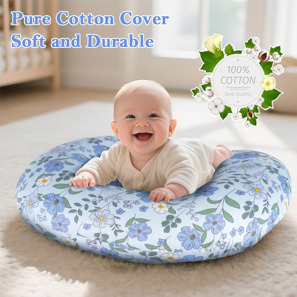 CHANGX3KB nursing pillow offers multi-use support from feeding to tummy time