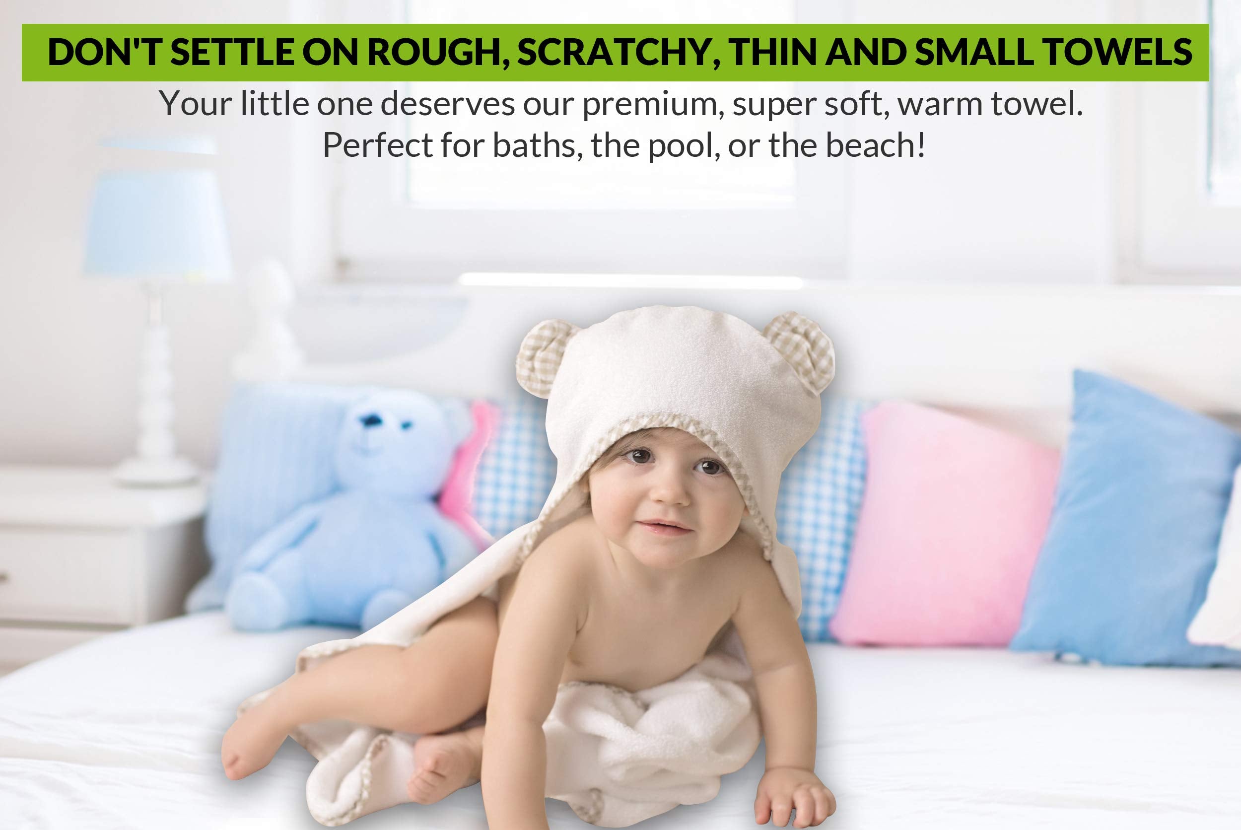 Channing & Yates baby washcloth set pairs with towel for complete bath routine.