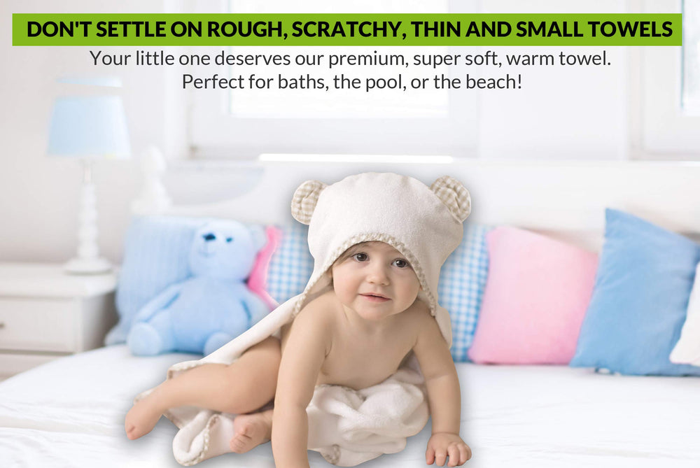 Channing & Yates baby washcloth set pairs with towel for complete bath routine.
