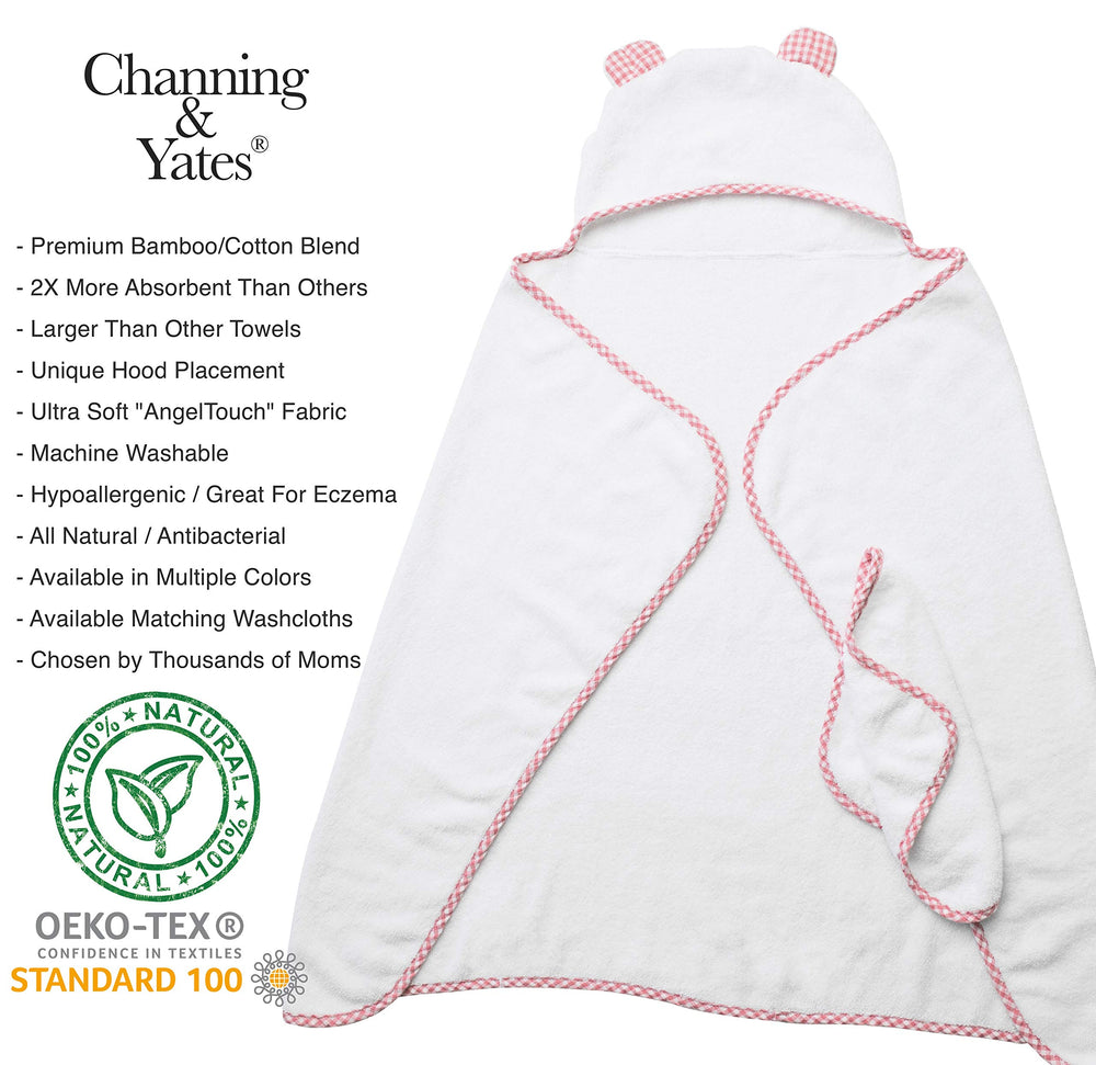 Channing & Yates bamboo viscose washcloth set for soft cleansing