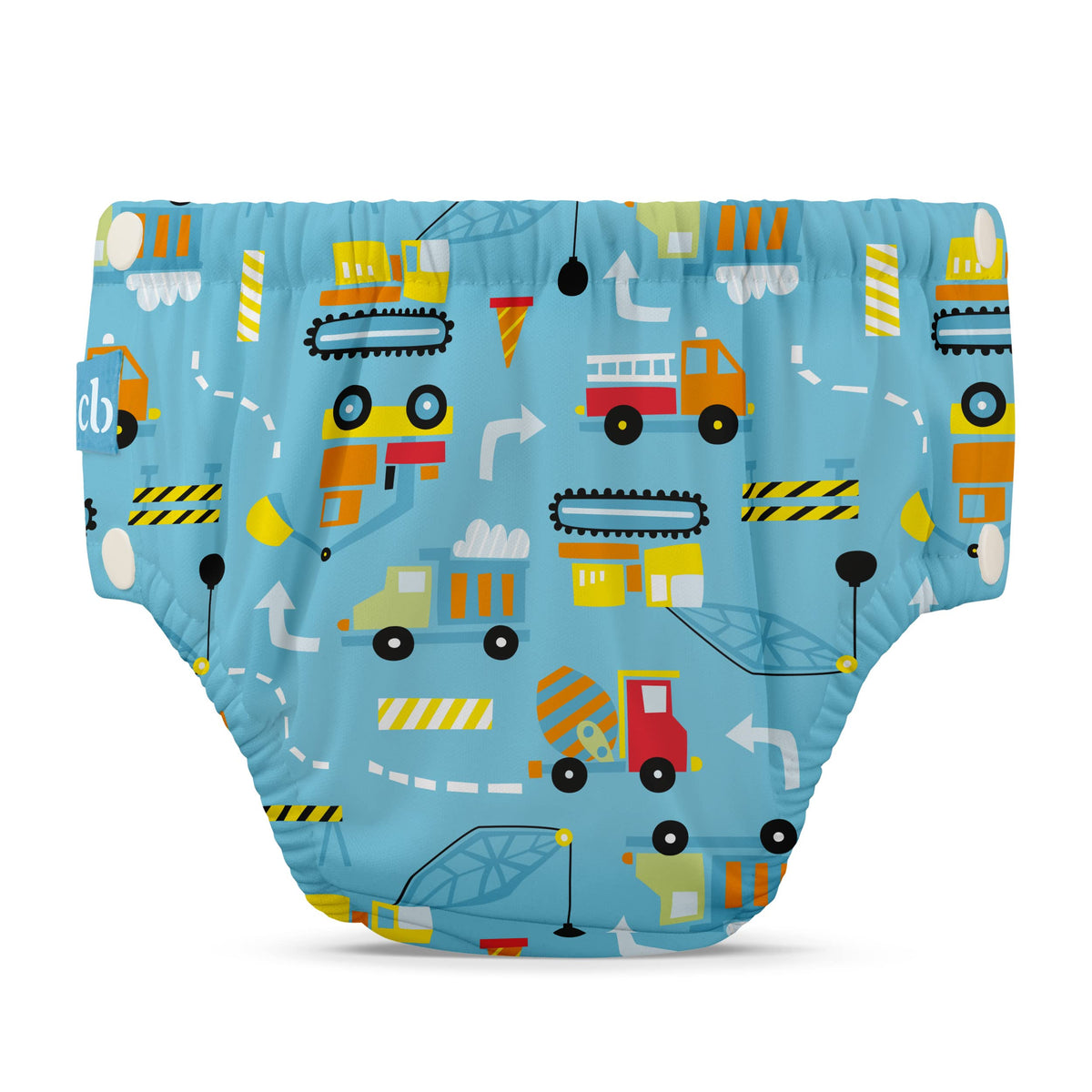 Charlie Banana potty training underwear with snaps in size L for easy on-off during training.