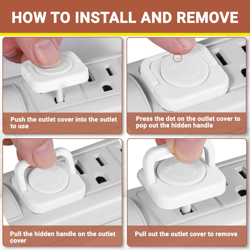 CharmRegion outlet covers use-at-home scenarios in living room or kitchen