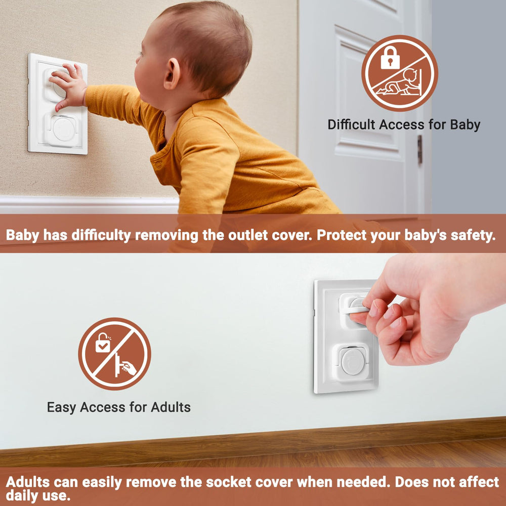 CharmRegion outlet covers 3-prong compatibility illustrates wide outlet fit