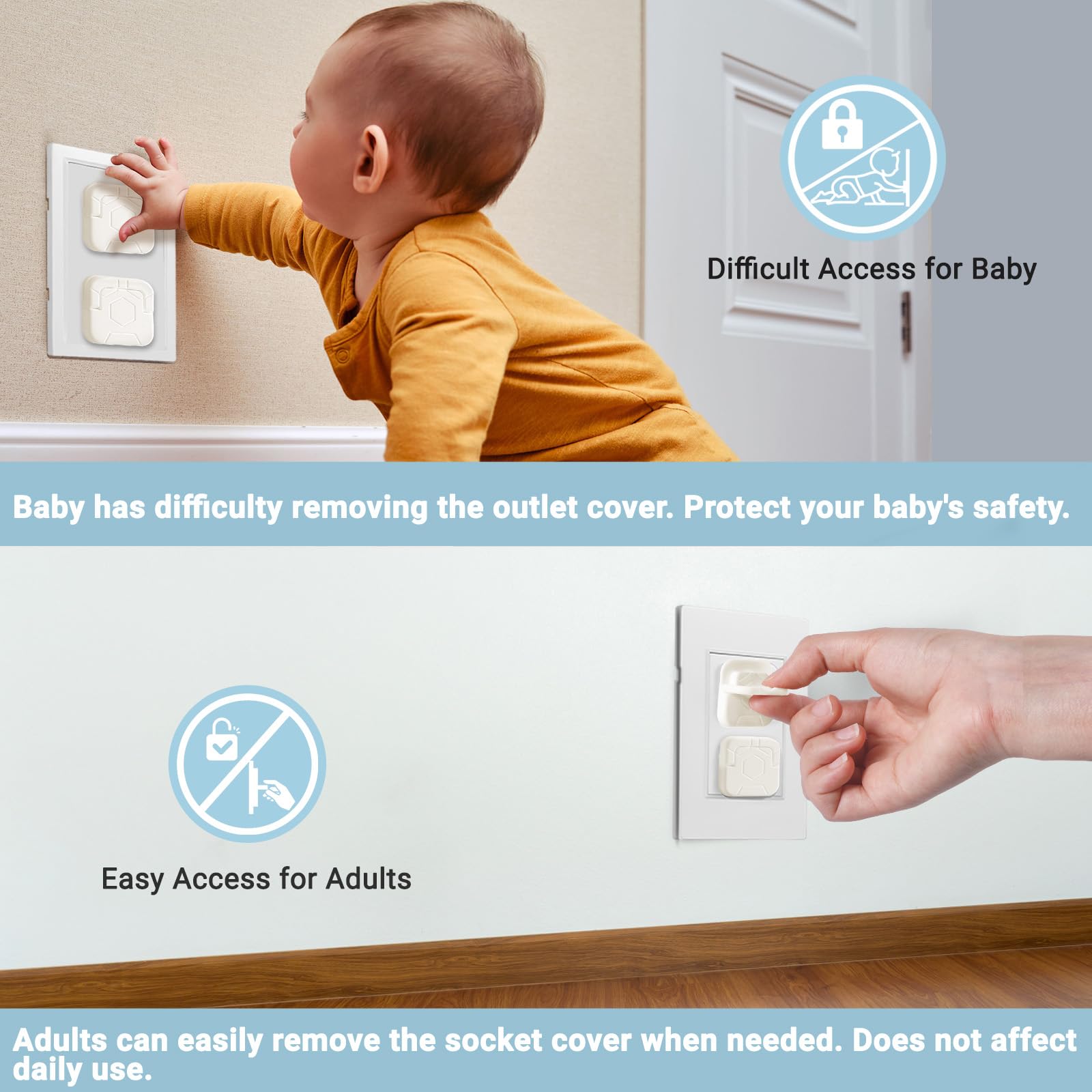 CharmRegion premium ABS material highlights durable, reusable protection