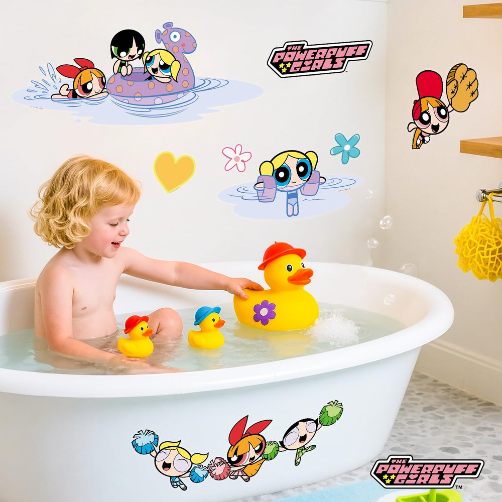Charon Powerpuff Girls removable wall stickers leave no residue.