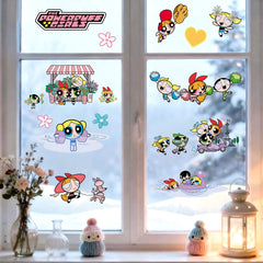 Charon Powerpuff game room decals create playful vibe with minimal effort.