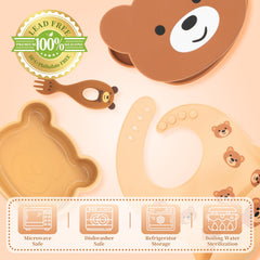 CHCC Bear spoon with comfortable grip for self-feeding practice