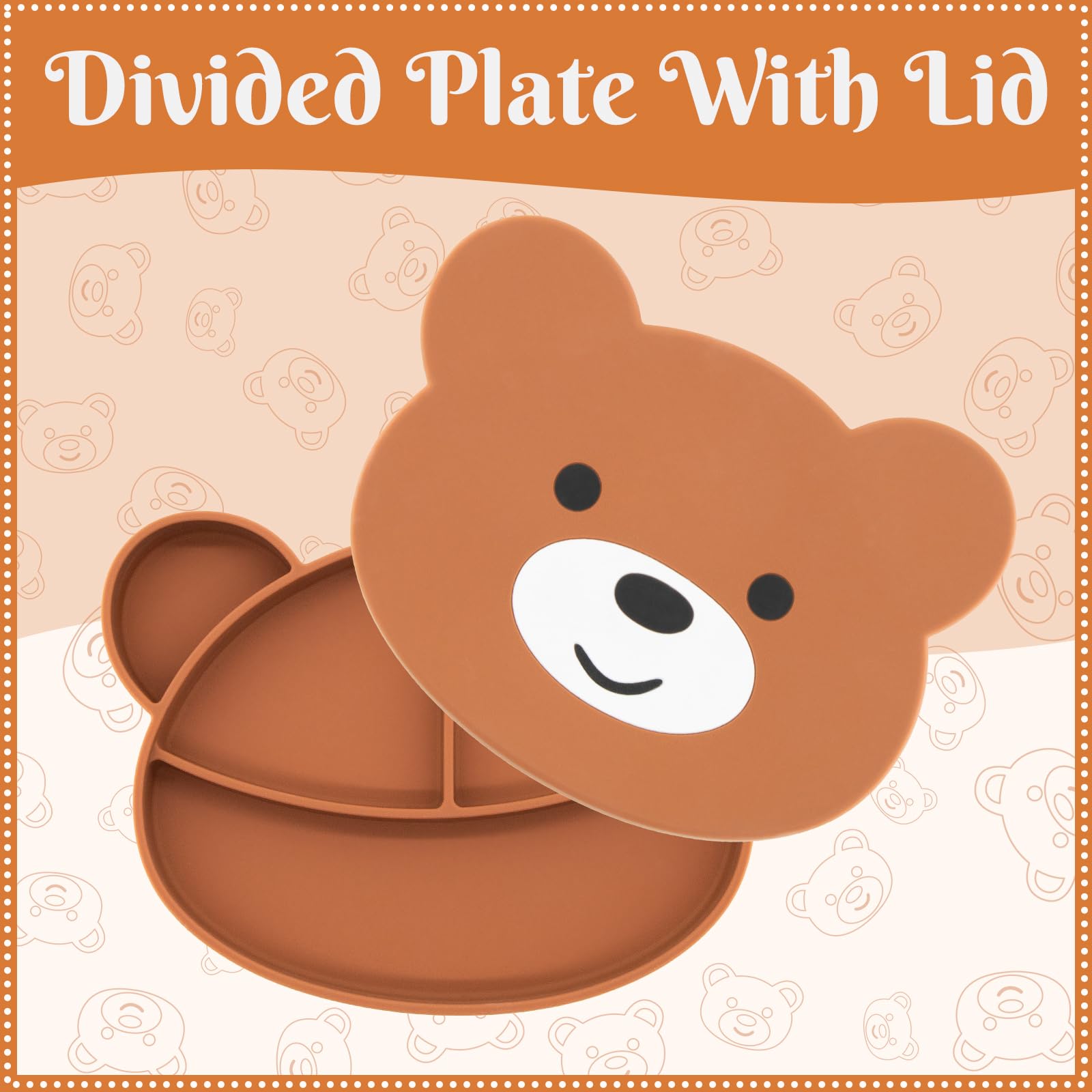 CHCC Plate with lid keeps meals fresh and organized