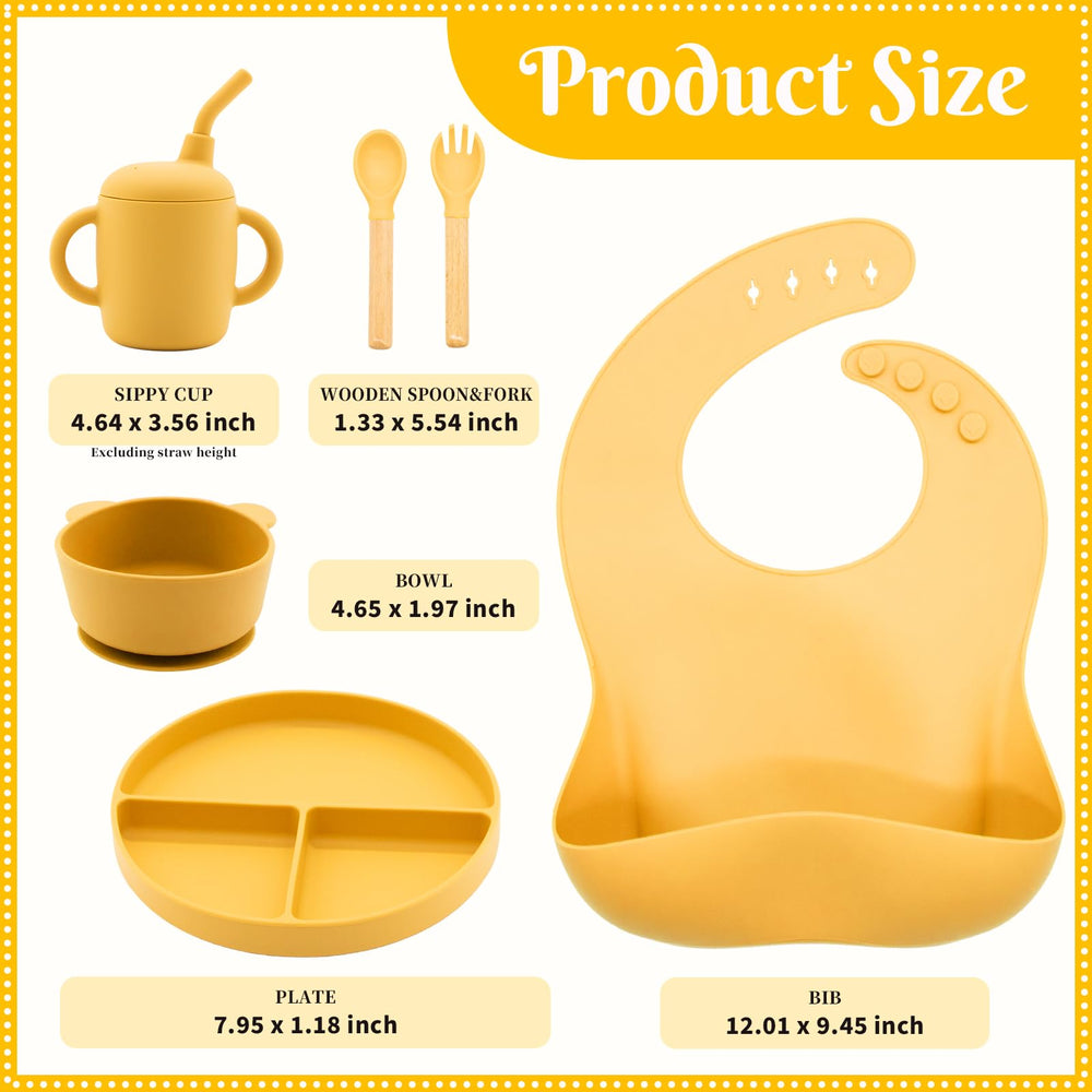 CHCC silicone bib with deep pocket catches food spills