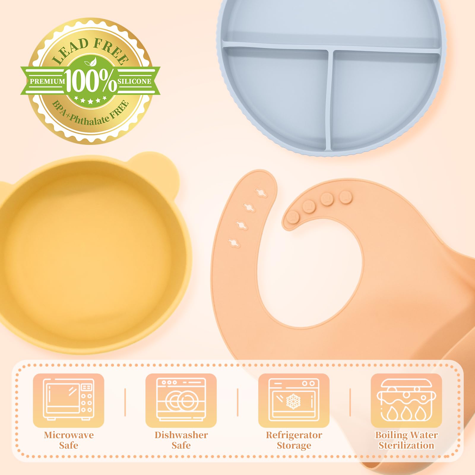 CHCC silicone sippy cup with spill-proof design for transitions.