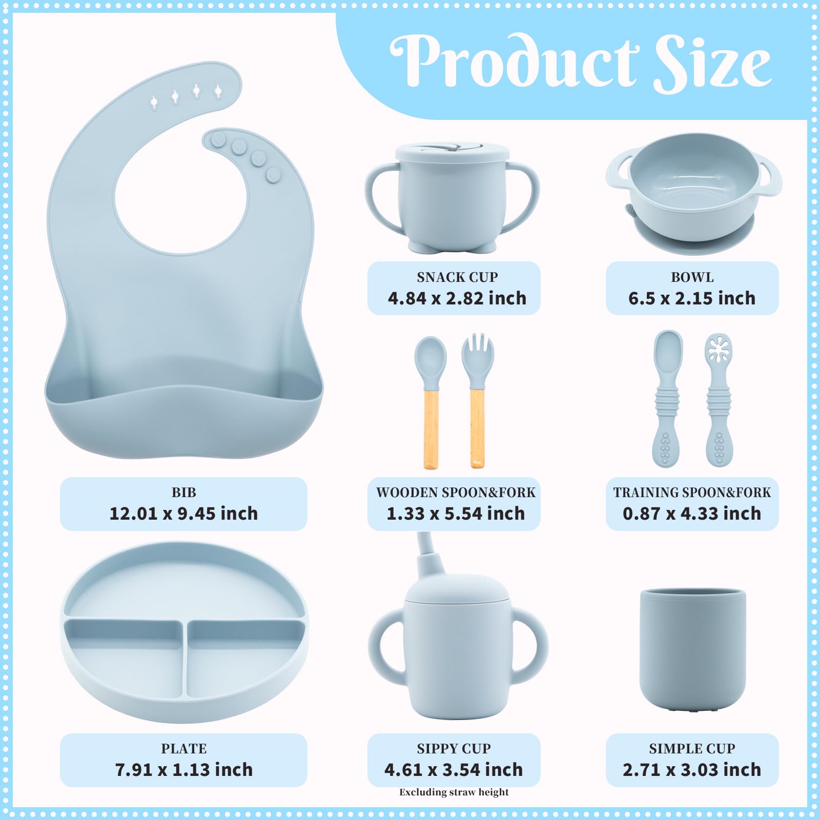 CHCC silicone bib with deep pocket to catch food and crumbs