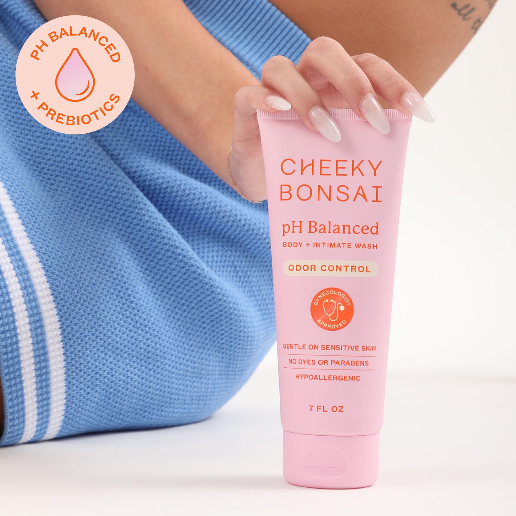 Cheeky Bonsai Everywhere Wash packaging shown for easy everyday use.