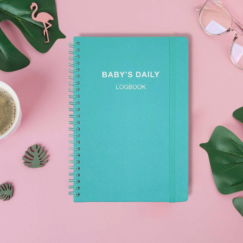 Cheericome waterproof teal PU cover protects pages during daily use.