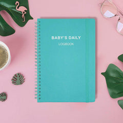 Cheericome waterproof teal PU cover protects pages during daily use.