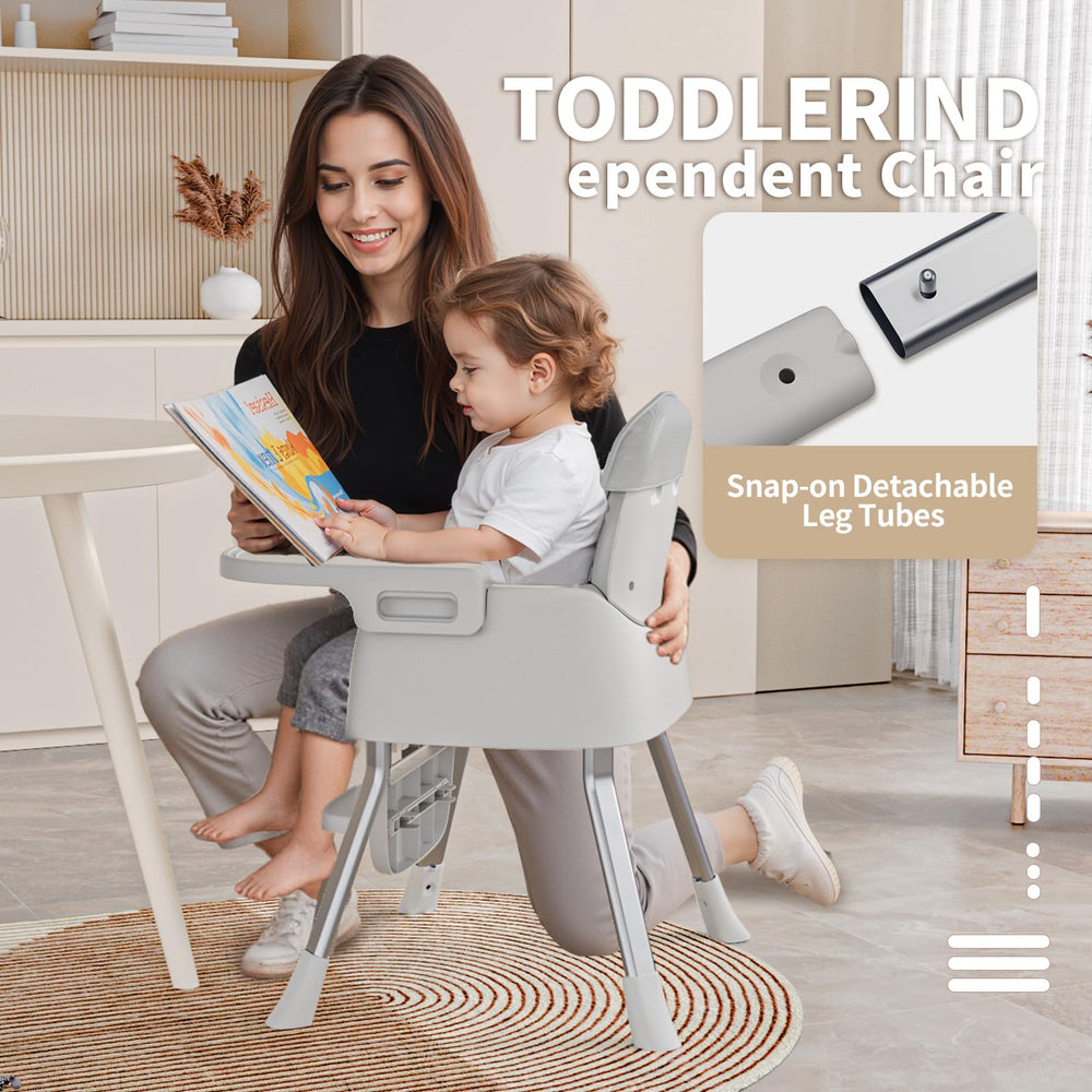 CheerKid portable highchair removable cushion stays comfy and washable