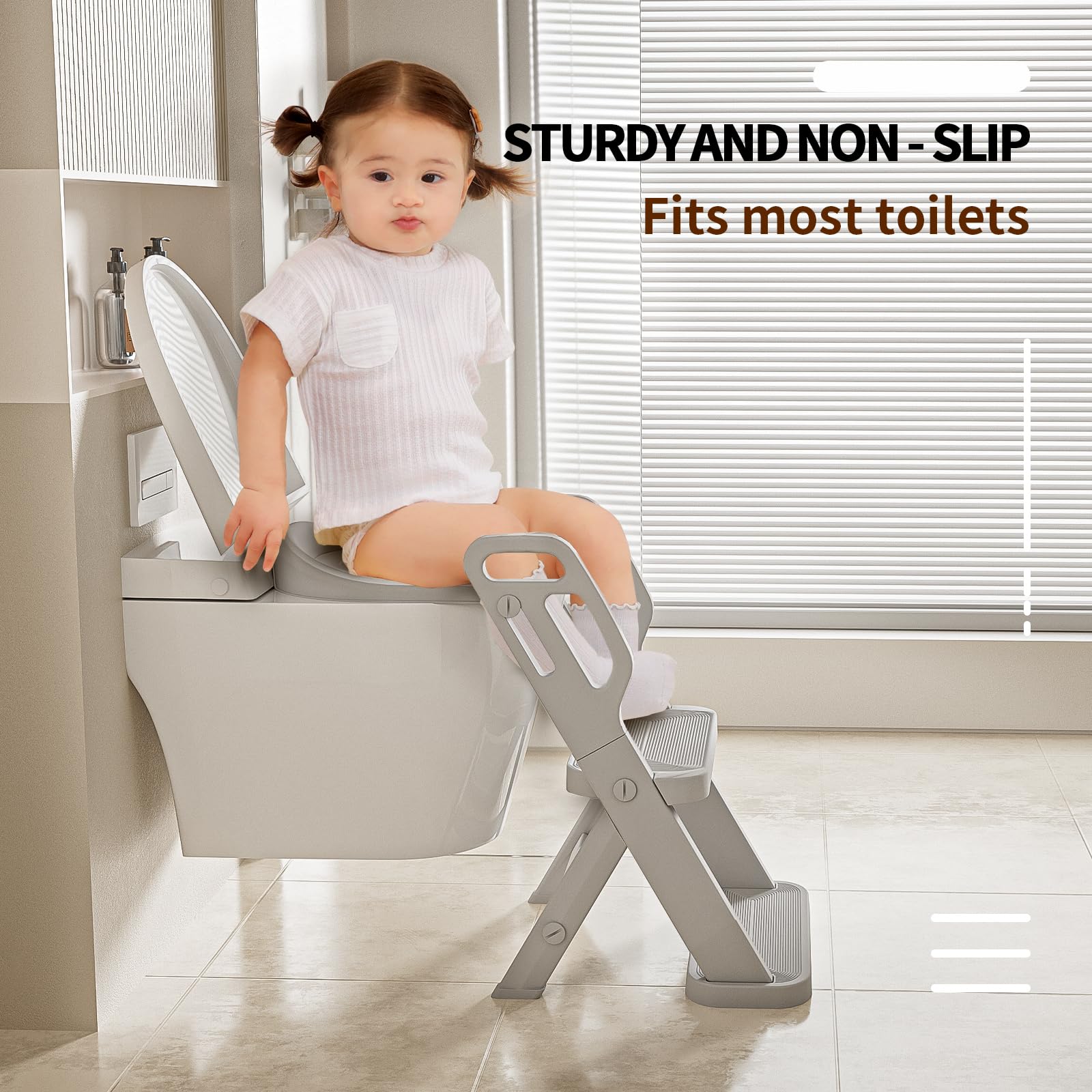 CheerKid toddler potty seat soft PU cushion protects sensitive skin during training