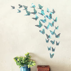 Cheerland 3D teal butterflies for wedding decor ideas.