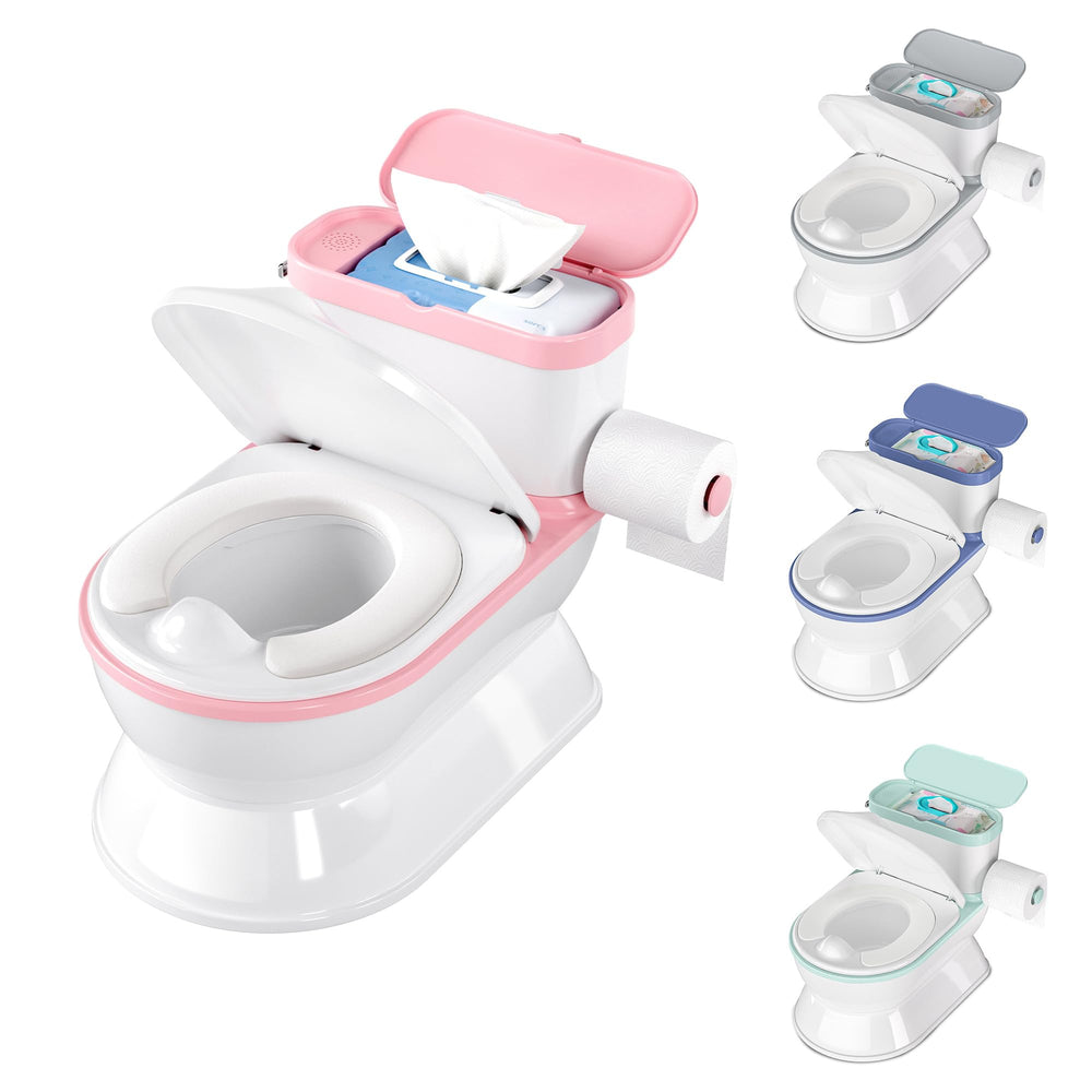 CheerTry 2-in-1 potty with larger chair provides stability for toddlers during training.