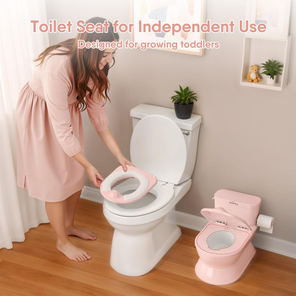 CheerTry 2-in-1 removable soft-seat offers comfort during training.