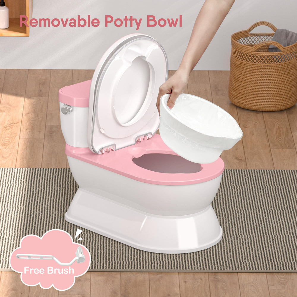 CheerTry potty includes toilet paper holder for organized bathroom moments.