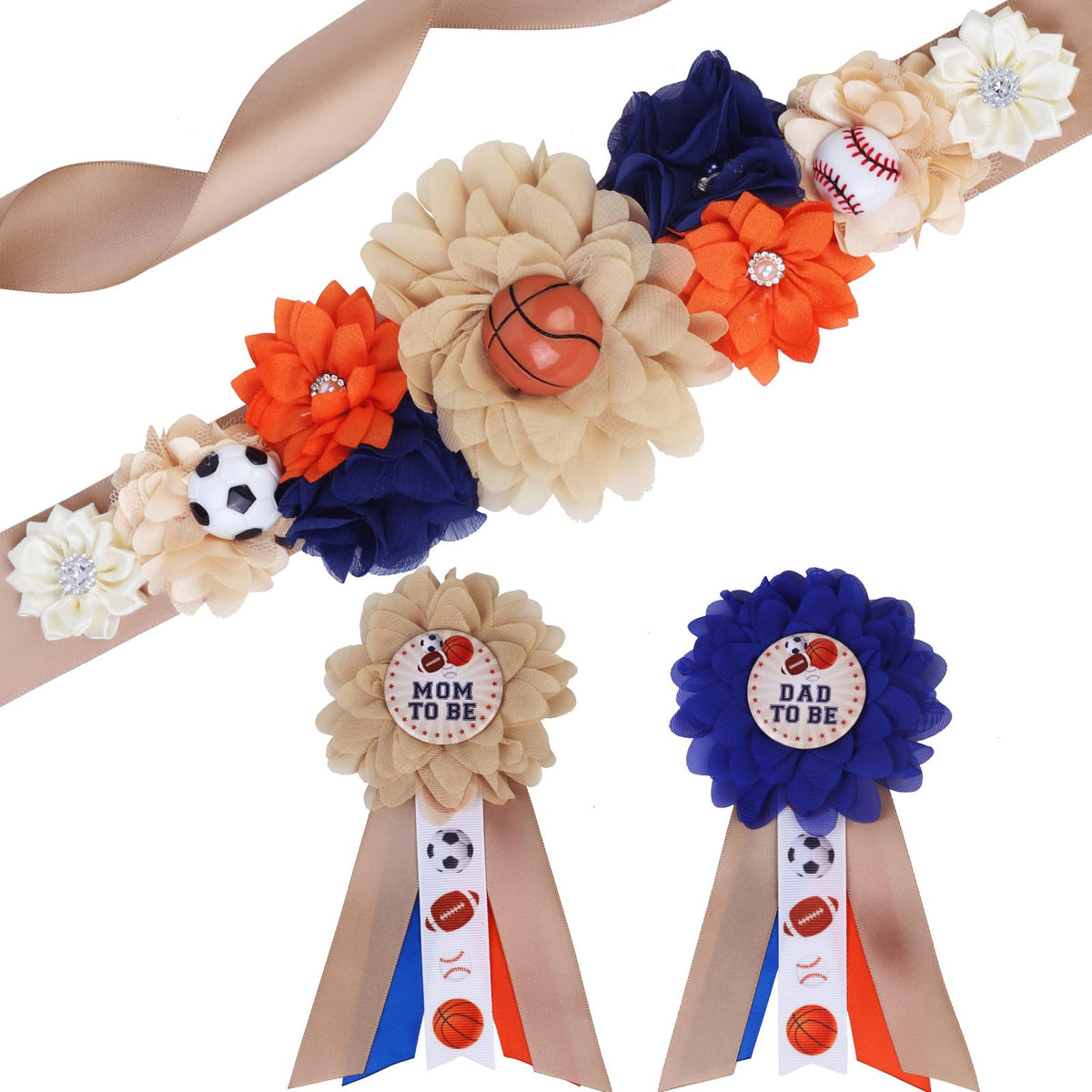 Cheerupp Sport maternity sash for mom-to-be at a baby shower.