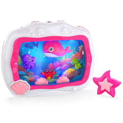 Cheffun Baby Aquarium Toy remote control engages soothing playback from afar for calm nights.
