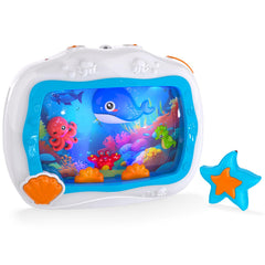 Cheffun Baby Aquarium Toy with sea-animals lullabies helps calm newborns for nap time