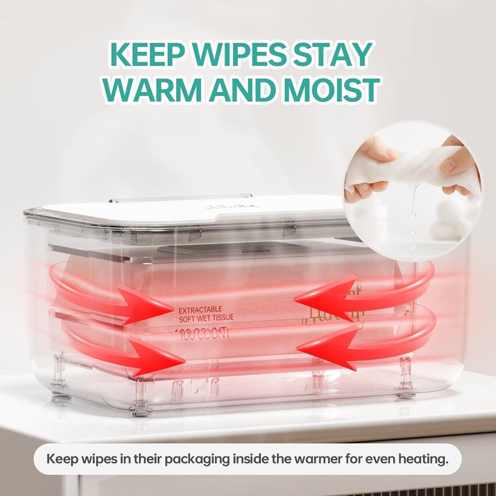 Chefhandy Baby Wipe Warmer 100-wipes capacity supports full diaper changes