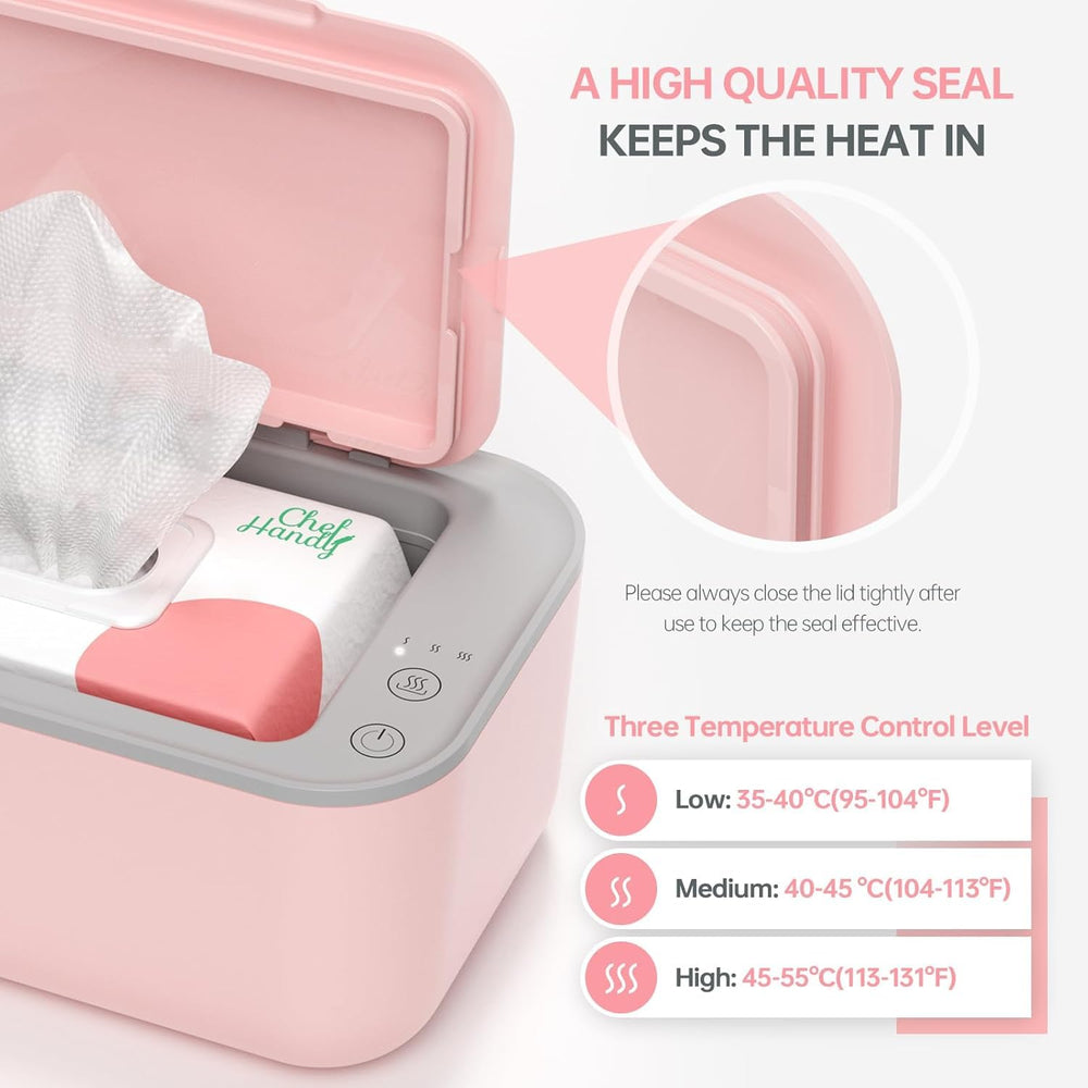 Chefhandy operations run quietly, under 20 dB, minimizing baby disturbance.