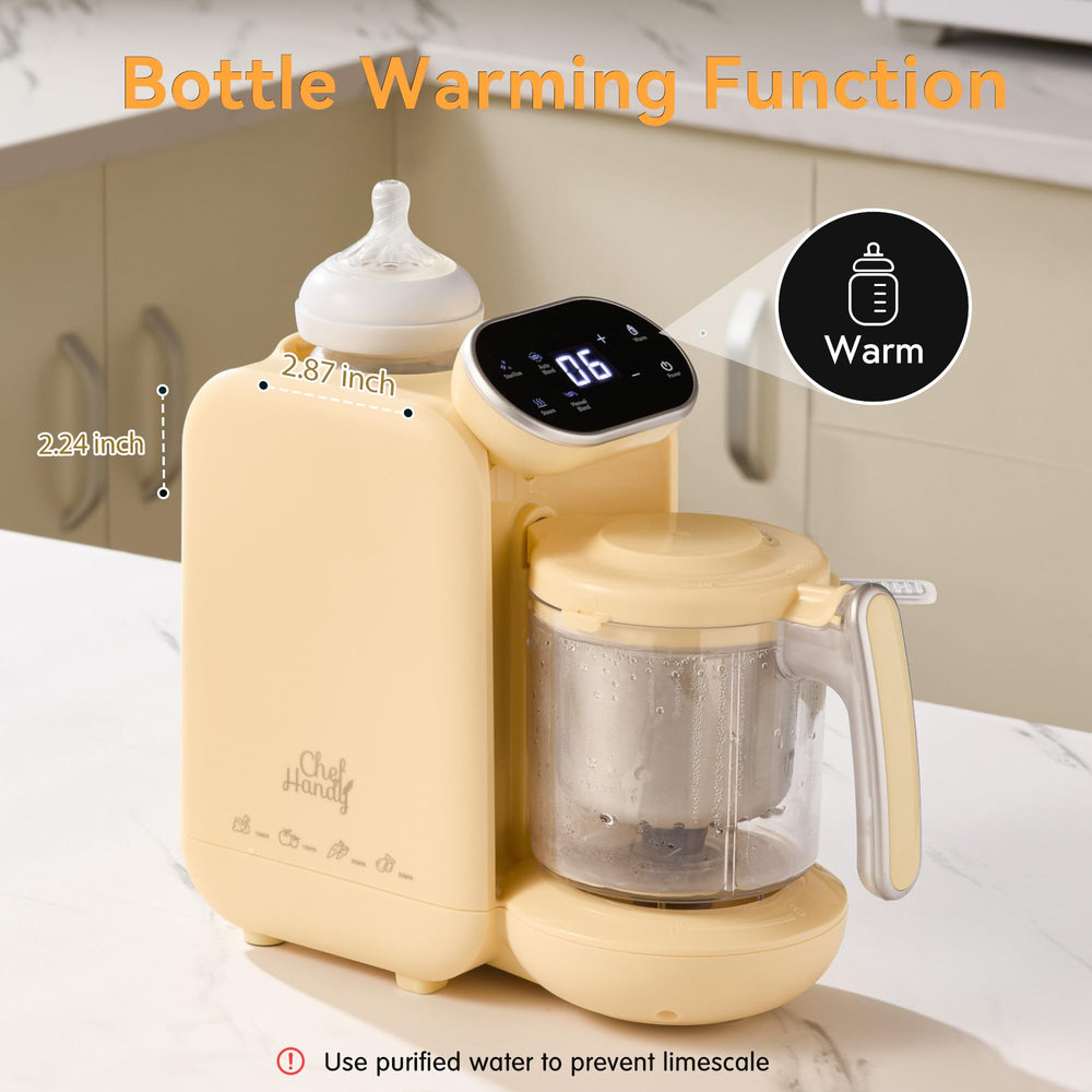 Chefhandy compact yellow design saves counter space.