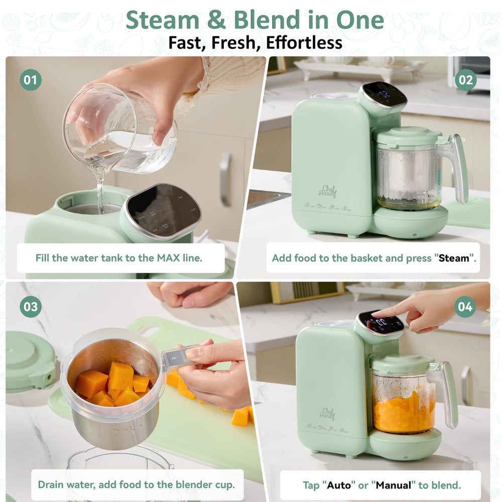 Chefhandy six-pouch bundle provides convenient meal storage.