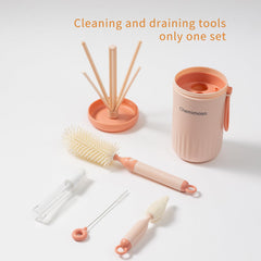 Chemimoso pacifier brush in travel kit for safe baby gear cleanup