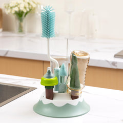 Chemimoso pacifier brush safely cleans pacifiers and small parts.