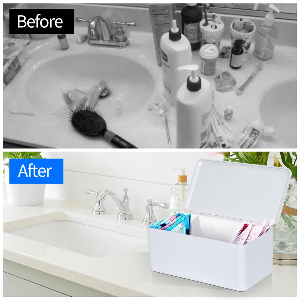 ChengFu versatile organizer fits bathrooms, bedrooms, or living spaces.