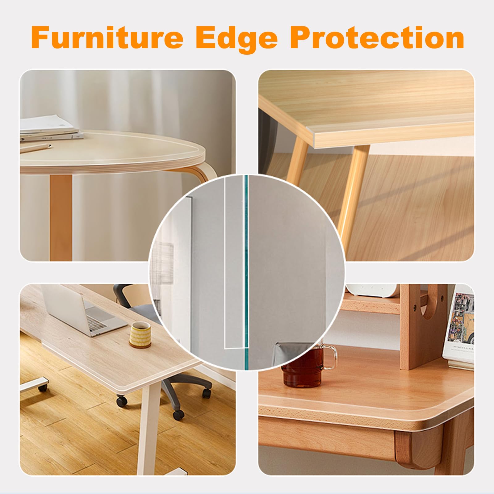 CHENYA easy-apply corner protection keeps shelves and cabinets safe.
