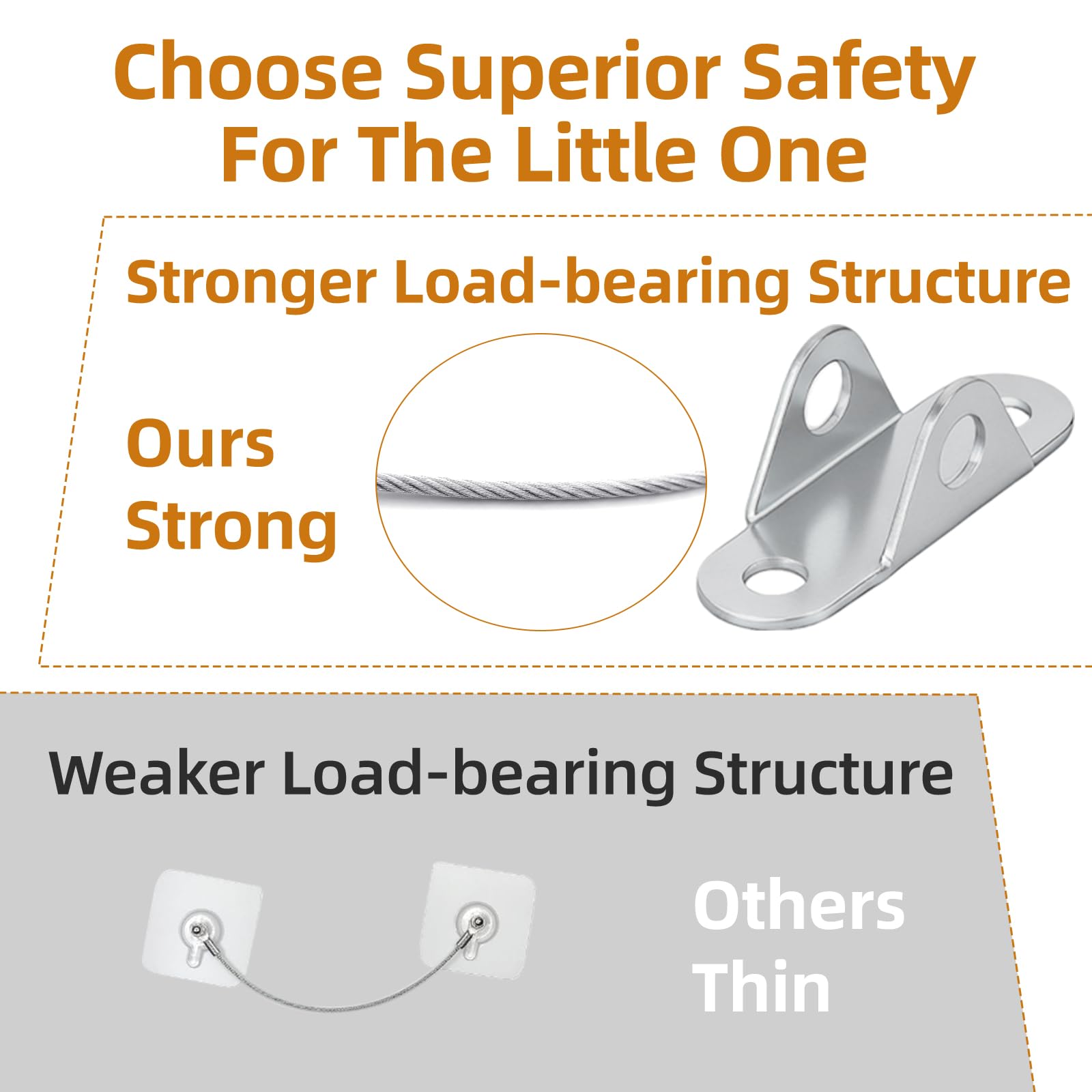 Chenyu wall brackets and shelf anchors installed behind a bookshelf.