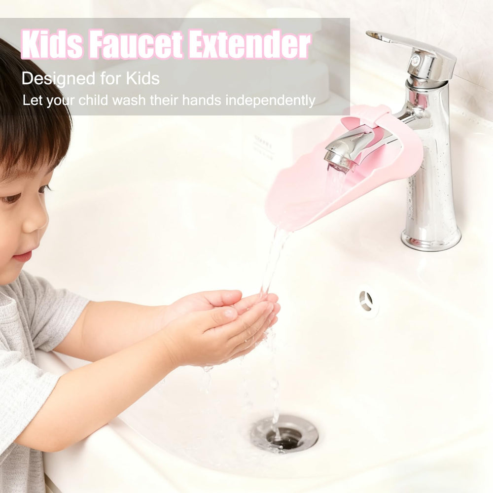 CHEOTIME flexible-fit extender adapts to most faucet shapes
