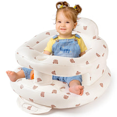 CHEPULA Bear Large Inflatable Baby Seat shows portable comfort for travel and home use.
