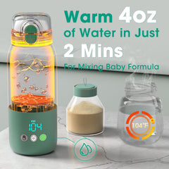 Cheri Baby bottle warmer LED display shows precise temperature