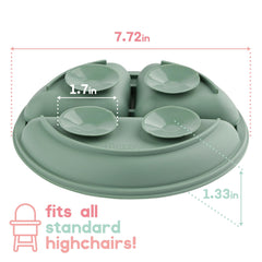 ChériKid BLW-friendly plate enables baby-led weaning and exploration