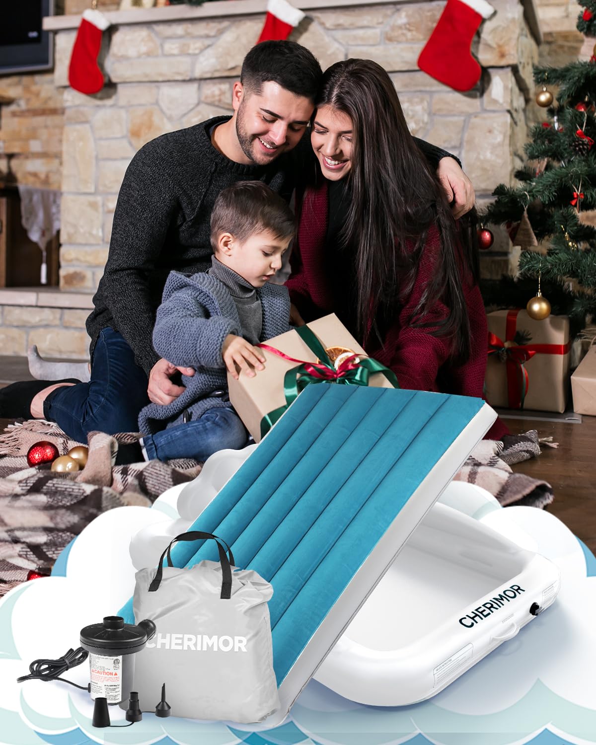 CHERIMOR Toddler bed lightweight and compact for easy storage